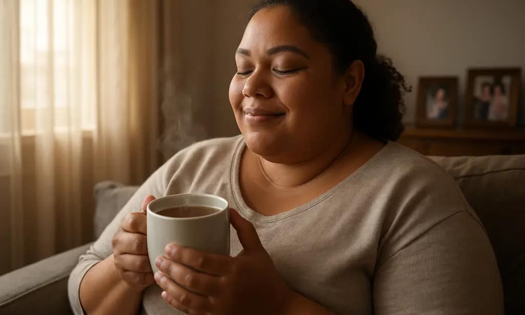 Clinician discussing bariatric mental health recovery planning with a patient