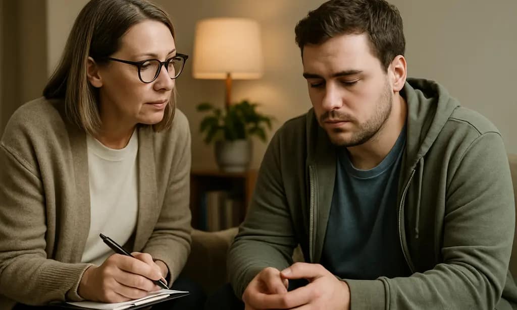 Bariatric Mental Health discussion between patient and clinician after weight loss surgery