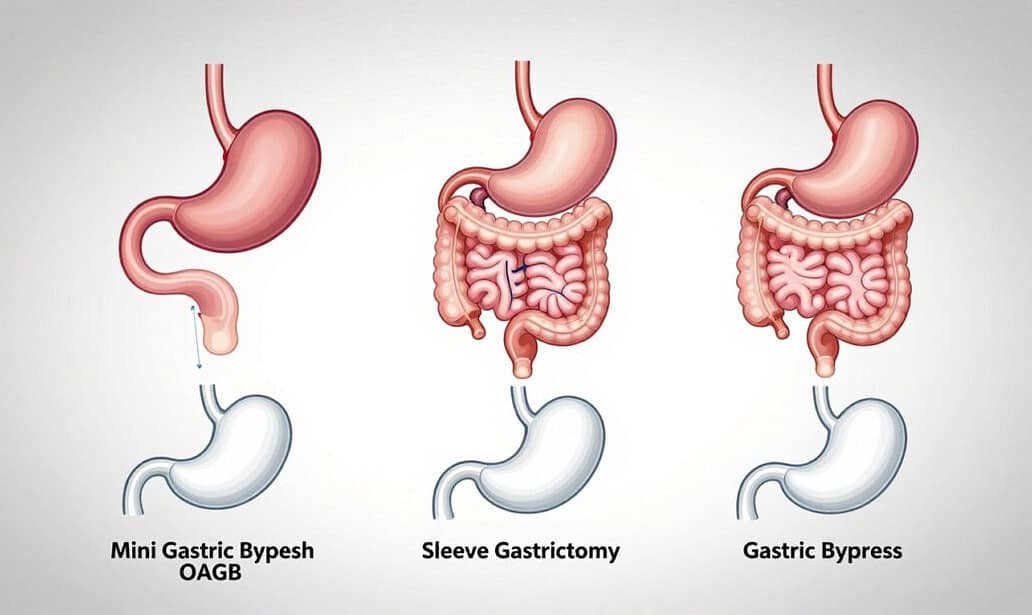 comparison of Bariatric surgery