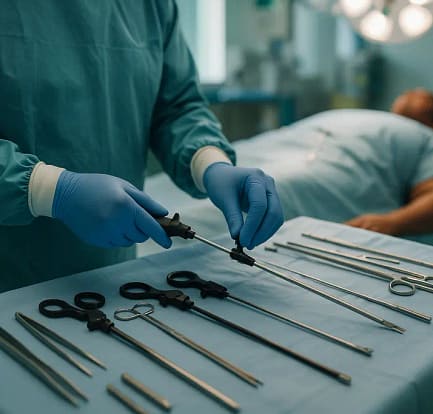 Clinician reviewing charts about bariatric surgery decline with a patient