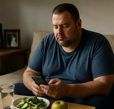 Patient discussing mental health needs with a bariatric care professional